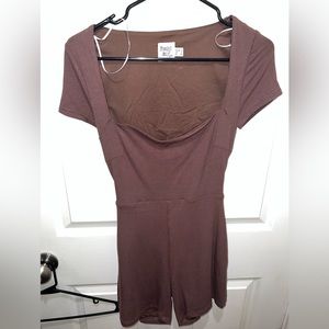 Princess Polly Romper, size 4, brown